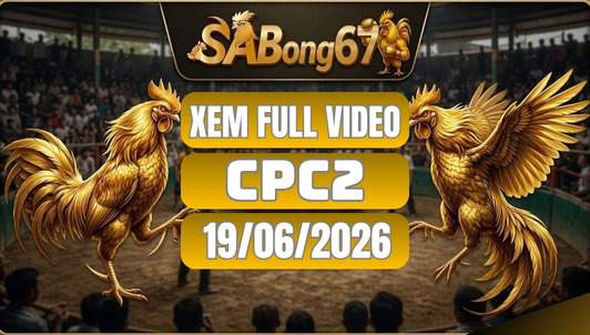 Xem Full Video Đá Gà CPC2 19/6/2026 tại SABONG67